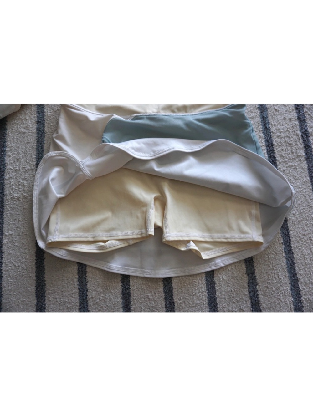 Nike Court Slam Tennis Outfit Set Women’s Yellow White Tank Skirt Small - Picture 4 of 10